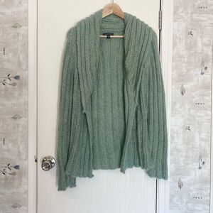 BeBe Open Front  Sea Foam Cardigan